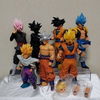 バンプレスト(BANPRESTO)の63 ドラゴンボール フィギュア グランディスタ 孫悟空 ゴジータ 孫悟飯 ロゼ(フィギュア)