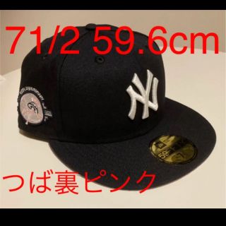 ニューエラー(NEW ERA)の71/2 ニューエラ  つば裏ピンク　ニューヨークヤンキース(キャップ)