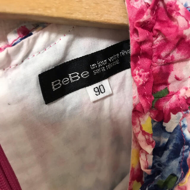 BeBe(ベベ)の美品★べべ ワンピース 90cm キッズ/ベビー/マタニティのキッズ服女の子用(90cm~)(ワンピース)の商品写真