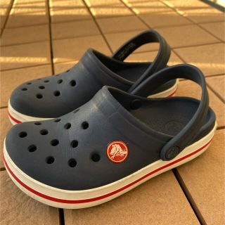 クロックス(crocs)のクロックス ベビー キッズ 17.5cm ネイビー(サンダル)