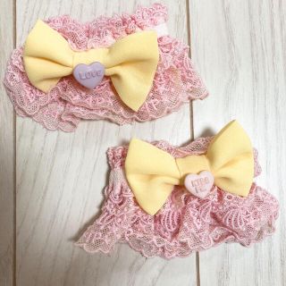 アンジェリックプリティー(Angelic Pretty)のAngelic Pretty sugar hearts お袖止め jsk リング(ブレスレット/バングル)