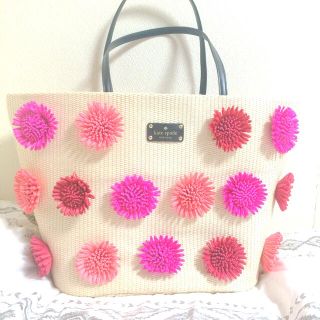 ケイトスペードニューヨーク(kate spade new york)のkatespade最新お花カゴトート💕(トートバッグ)