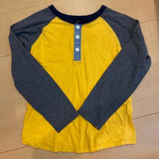 ギャップキッズ(GAP Kids)の【GAP Kids 120cm】ラグラン袖のヘンリーネック長袖Tシャツ(Tシャツ/カットソー)