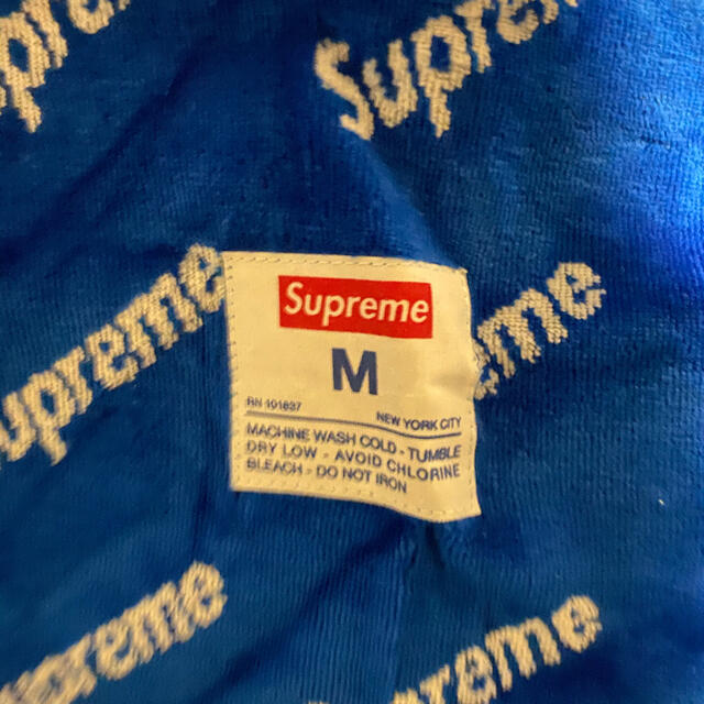 MサイズSupreme Velour Diagonal Logo L/S 2