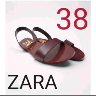 ザラ(ZARA)の新品タグ付き　ザラZARAのサンダル　ミュール　パンプス　38(サンダル)