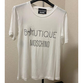 モスキーノ(MOSCHINO)の値下げ可能　MOSCHINO モスキーノ　レディース　Tシャツ　S(Tシャツ(半袖/袖なし))