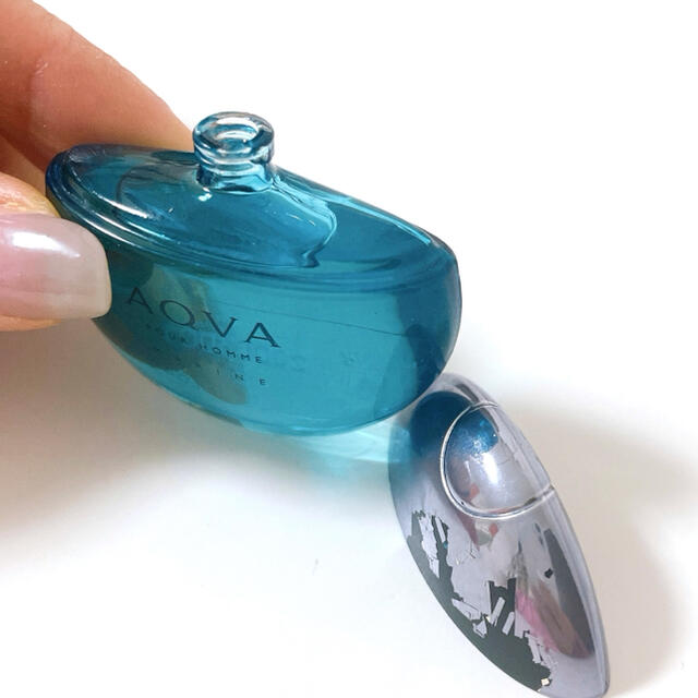 BVLGARI(ブルガリ)の未使用　ブルガリ アクア プールオム　マリン　オードトワレ　ミニ香水　5ml コスメ/美容の香水(香水(男性用))の商品写真