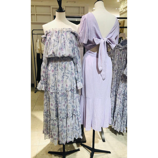 Herlipto / Dream Floral Long Dress レディースのワンピース(ロングワンピース/マキシワンピース)の商品写真