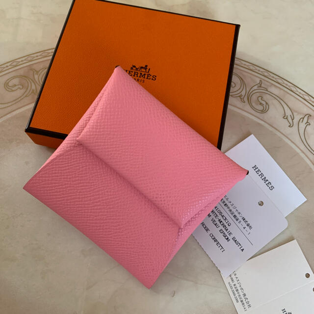 Hermes(エルメス)の新品エルメス♡バスティア♡ローズコンフェッティ レディースのファッション小物(コインケース)の商品写真