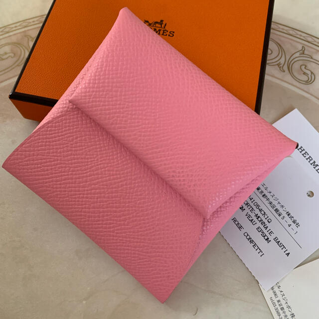 Hermes(エルメス)の新品エルメス♡バスティア♡ローズコンフェッティ レディースのファッション小物(コインケース)の商品写真