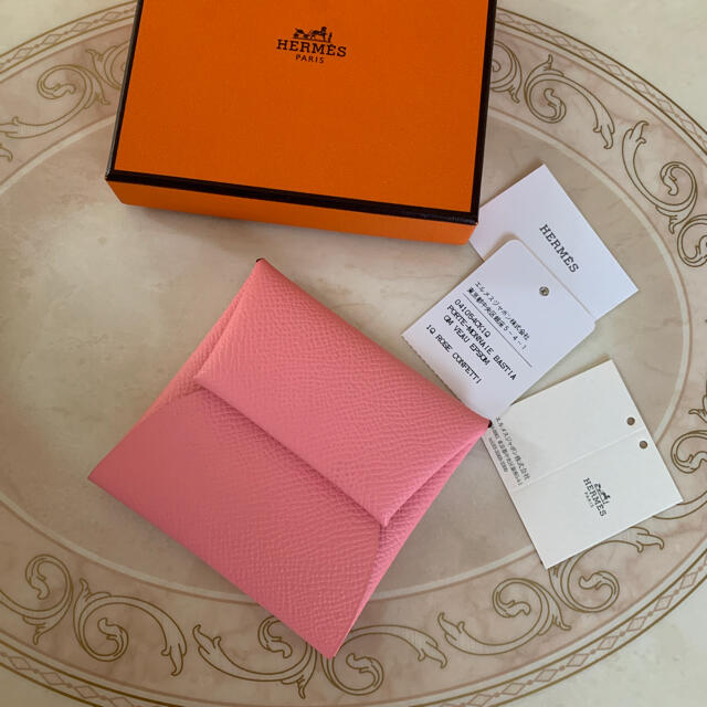 Hermes(エルメス)の新品エルメス♡バスティア♡ローズコンフェッティ レディースのファッション小物(コインケース)の商品写真