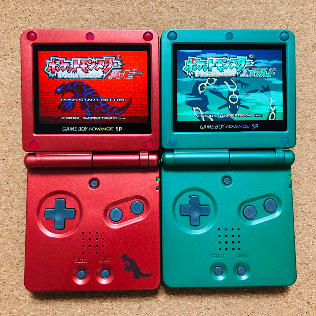 ゲームボーイアドバンスsp IPSV2 レックウザ グラードン