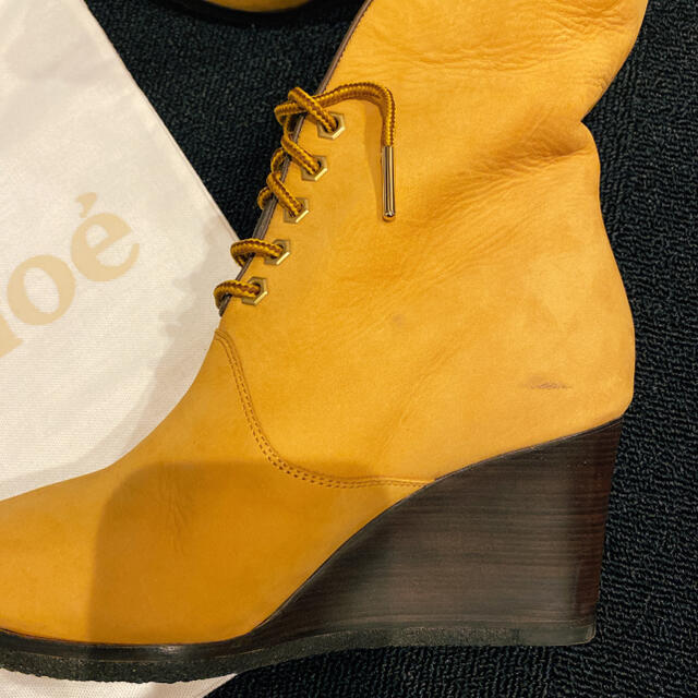 Chloe(クロエ)のchloe クロエ 皮ブーツ レディースの靴/シューズ(ブーツ)の商品写真