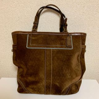 コーチ(COACH)の最終値下げ コーチ COACH バッグ ブラウン レザー 革 スエード(トートバッグ)