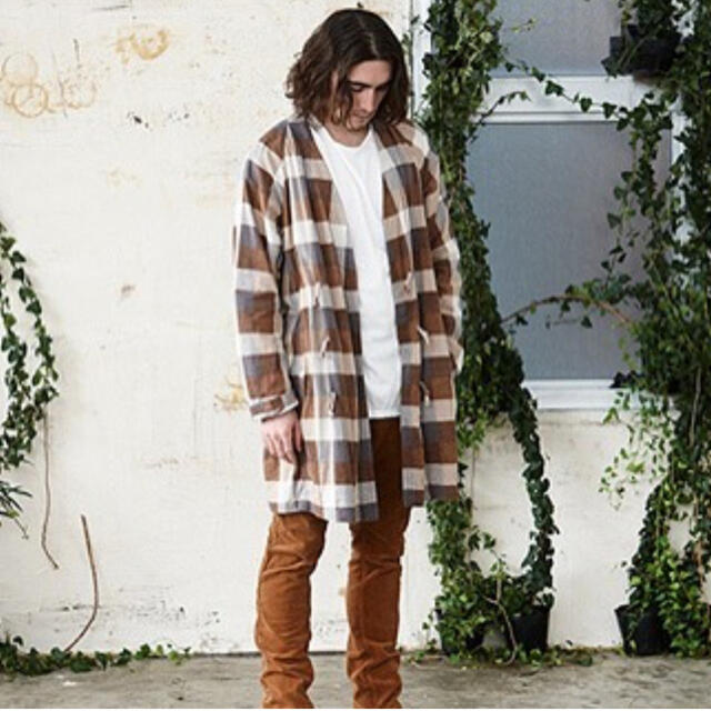 nonnative(ノンネイティブ)のnonnative MASTER COAT NEL BLOCK CHECK  メンズのジャケット/アウター(ノーカラージャケット)の商品写真