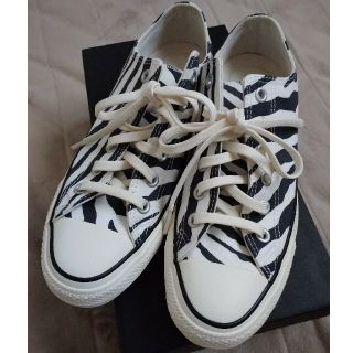 コンバース(CONVERSE)のコンバース♡オールスターチャックテイラーゼブラ柄25(スニーカー)