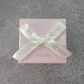 ザキッス(THE KISS)のTHE KISS アクセサリーボックス ピンク×白(その他)
