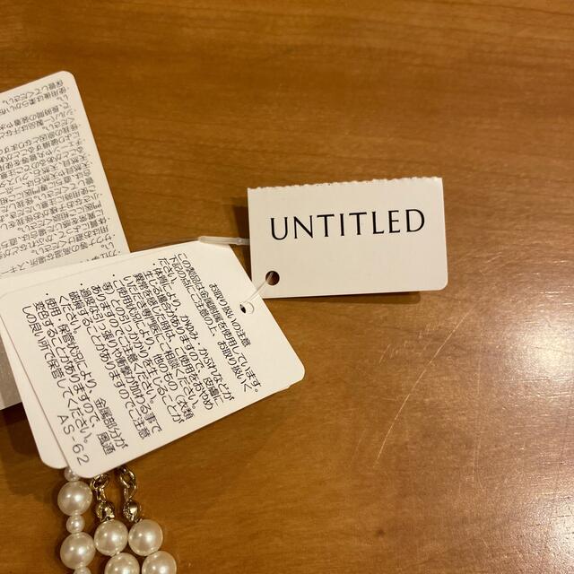 UNTITLED(アンタイトル)のUNTITLED  パールネックレス レディースのアクセサリー(ネックレス)の商品写真