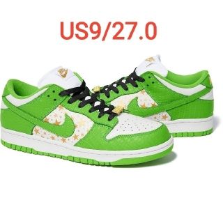 シュプリーム(Supreme)のsupreme nike sb dunk low og qs 27cm 緑(スニーカー)