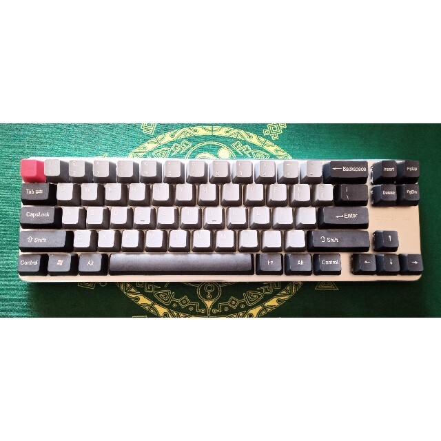 プチカスタムキーボード 68Key PBTキャップ 赤軸