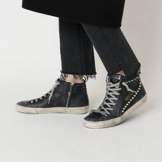 ドゥーズィエムクラス(DEUXIEME CLASSE)の【週末お値下げ】GOLDEN GOOSE HI STUDS SNEAKERS(スニーカー)