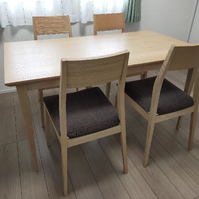 光製作所 ダイニングテーブル アッシュ材 135×75 ナチュラル 北欧風