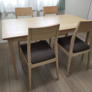 光製作所　ダイニングテーブル　アッシュ材　135×75　ナチュラル　北欧風家具(ダイニングテーブル)