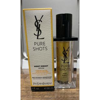 イヴサンローランボーテ(Yves Saint Laurent Beaute)の【新品未使用】イブサンローラン　ピュアショットナイトセラム30ml(美容液)