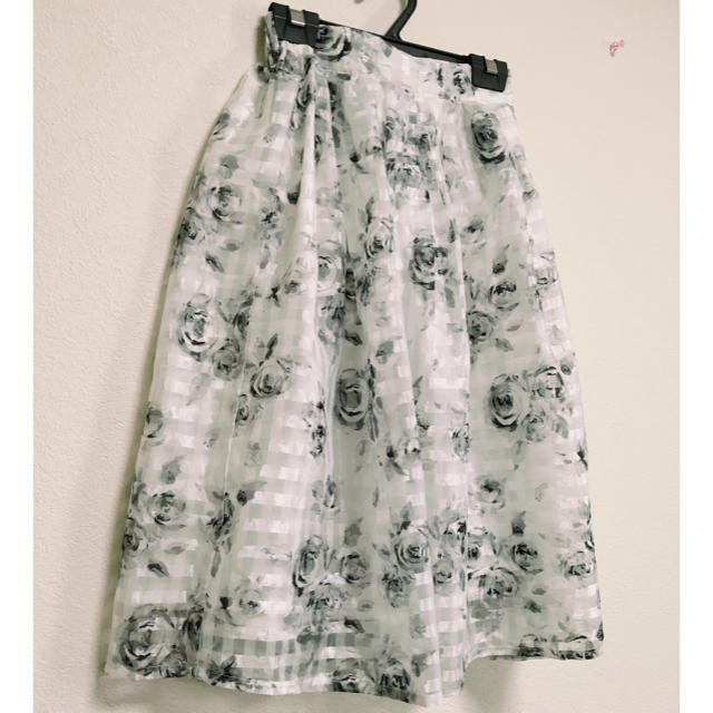 しまむら(シマムラ)のオーガンジースカート レディースのスカート(ひざ丈スカート)の商品写真