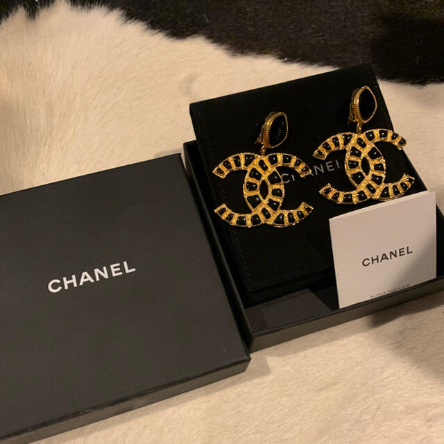 CHANEL コレクションランウェイ使用☆ココマーク イヤリング☆シャネル