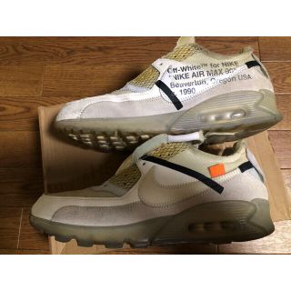 ナイキ(NIKE)のTHE 10：NIKE AIR MAX90 Off-White オフホワイト(スニーカー)