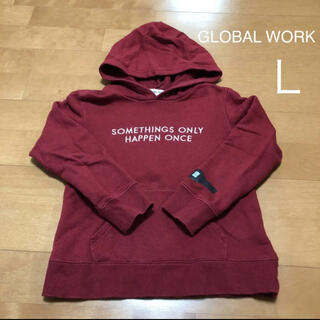 グローバルワーク(GLOBAL WORK)のグローバルワーク パーカー　Ｌサイズ(Tシャツ/カットソー)