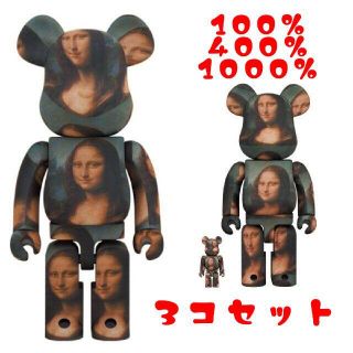 メディコムトイ(MEDICOM TOY)のBE@RBRICK LEONARD DE VINCI Mona Lisa1/2(その他)