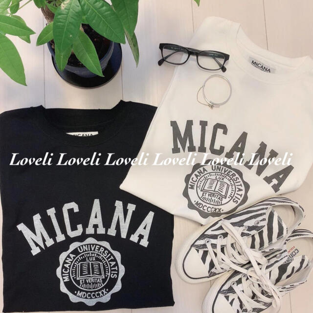 AMERICANA(アメリカーナ)のMICANA 【AMERICANA】×【MICA＆DEAL】 レディースのトップス(Tシャツ(半袖/袖なし))の商品写真