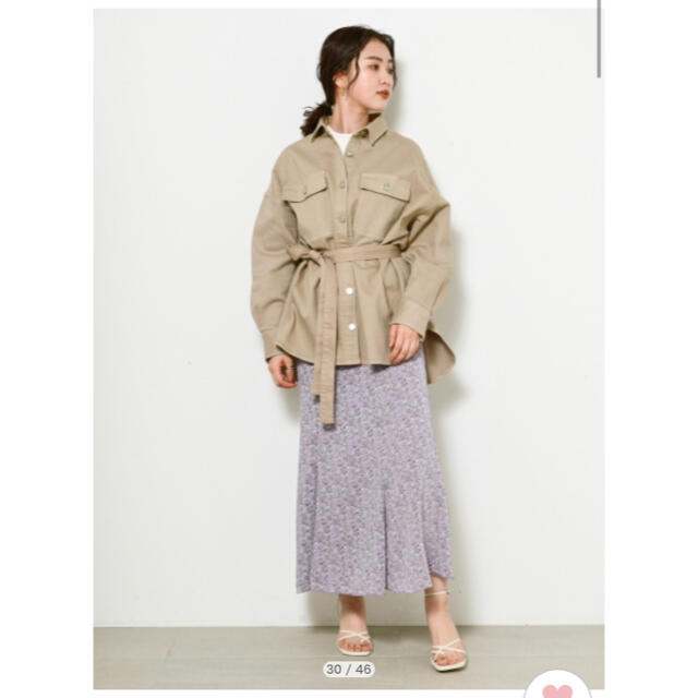 snidel????バリエプリントマーメイドライクスカート