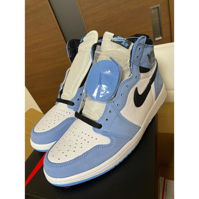 エアジョーダン1ユニバーシティブルーjordan1blue 29cm メンズ