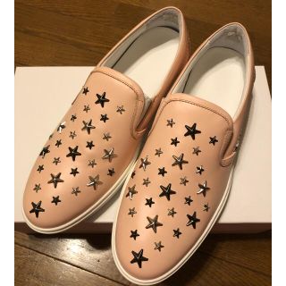 ジミーチュウ(JIMMY CHOO)のジミーチュウ スリッポン スタッズ　サイズ43(スリッポン/モカシン)