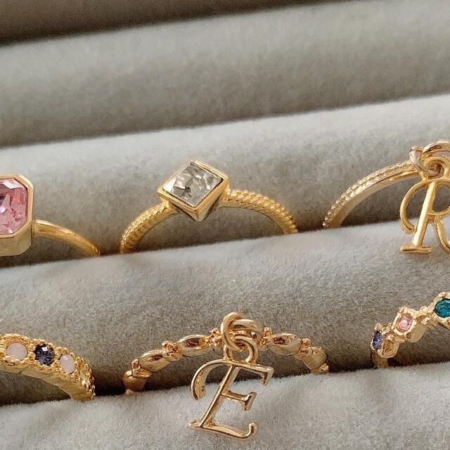 スクエア型リング💍シルバー専用。 レディースのアクセサリー(リング(指輪))の商品写真