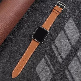 アップルウォッチ(Apple Watch)のApple Watch バンド　38/40mm レザー　革(レザーベルト)