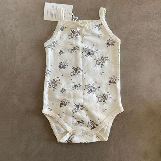 キャラメルベビー&チャイルド(Caramel baby&child )の新品未使用タグ付き　jamiekay 花柄キャミロンパース (ロンパース)