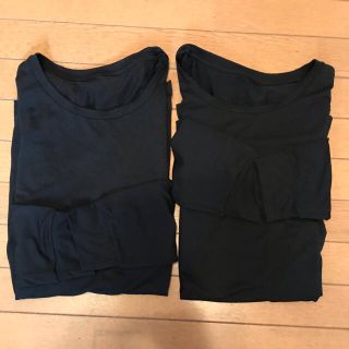 ジーユー(GU)の【GU】長袖インナー　美品　スタイルヒート　2着(Tシャツ/カットソー(七分/長袖))