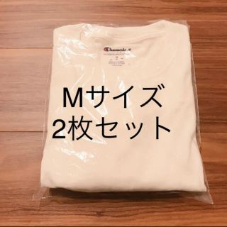 チャンピオン(Champion)の【残りわずか】champion チャンピオン 長袖 ロンT 白T 無地T M(Tシャツ/カットソー(七分/長袖))