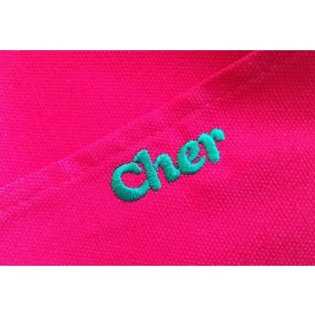 Cher(シェル)のcher シェル ポーチ ピンク × ターコイズ レディースのファッション小物(ポーチ)の商品写真