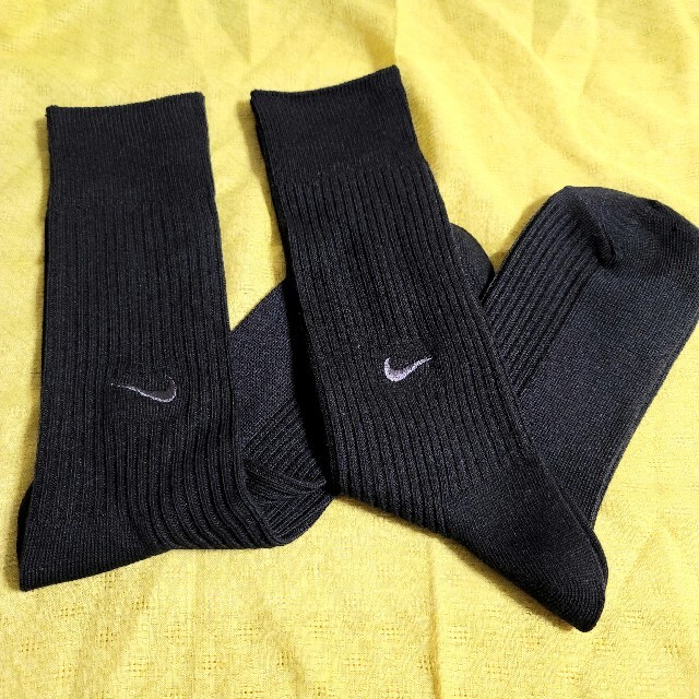 NIKE(ナイキ)の◆新品 NIKE ナイキ ロング 2P ブラック  24～26cm メンズのレッグウェア(ソックス)の商品写真