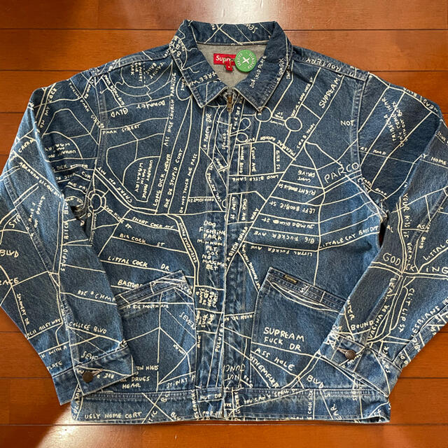 Supreme(シュプリーム)のSupreme Gonz Map Work Jacket メンズのジャケット/アウター(Gジャン/デニムジャケット)の商品写真