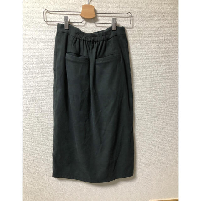 archives(アルシーヴ)のarchives フロントジップ　タイトスカート　黒 レディースのスカート(ひざ丈スカート)の商品写真