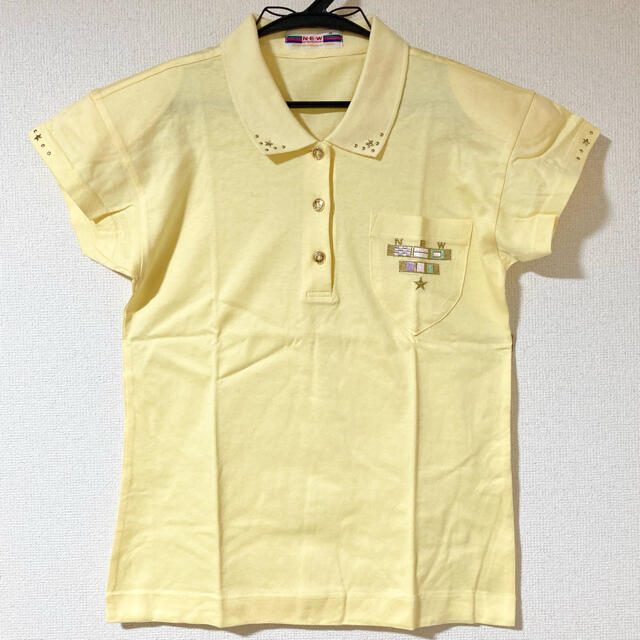 PARIS - N•E•W ポロシャツ レディース ゴルフウェア Mサイズ イエローの通販 by Tsubame's shop｜パリスならラクマ