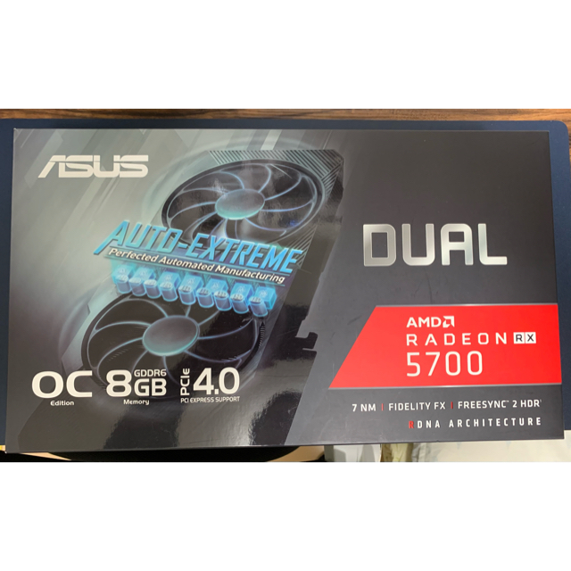 【最終値下げ】ASUS DUAL-RX5700-O8G-EVO