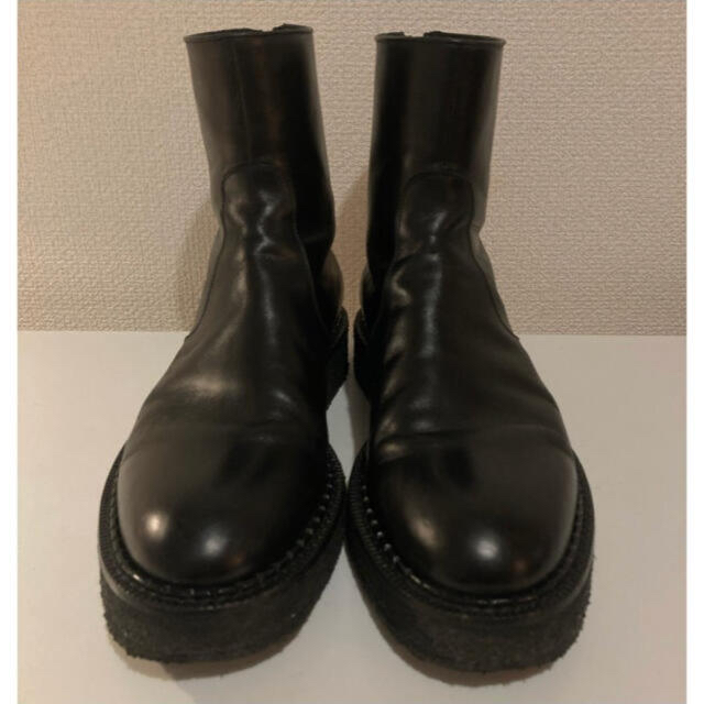 ブーツJil Sander back zip boots black 41