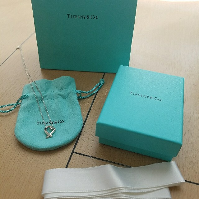 Tiffany &Co ラビングハートダイヤネックレス